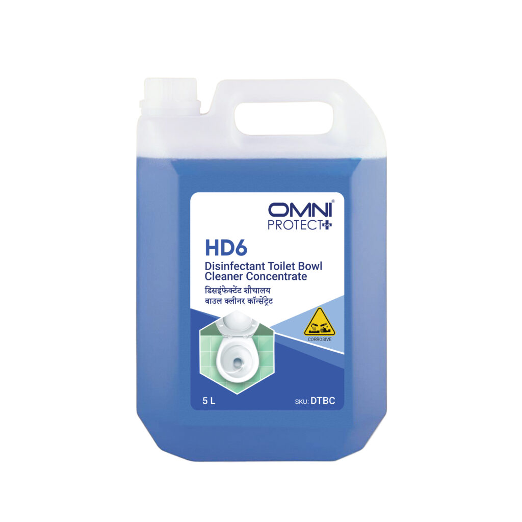 OMNI PROTECT+RHD6 Disinfectant TOILET CLEANER BKC, Benzalkonium Chloride 2.5% W/V Solution